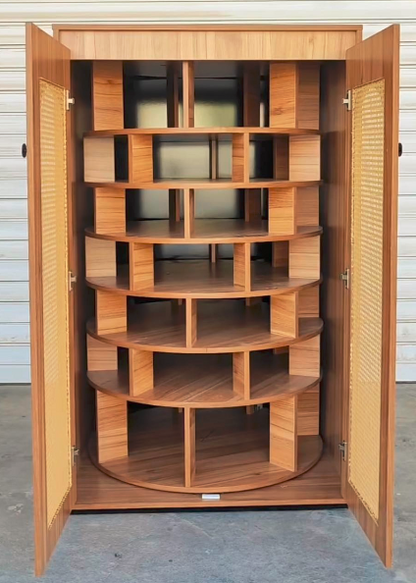 Modern Rotating Shoe Storage Cabinet