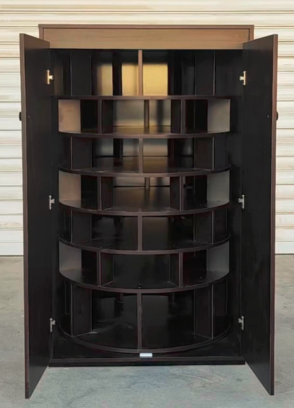 Modern Rotating Shoe Storage Cabinet